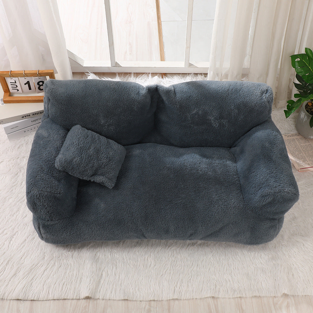 Calming Pet Sofa Dark Gray